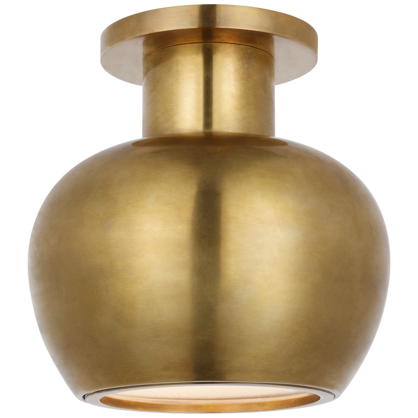 Visual Comfort Signature Canada - PCD 4120HAB - LED Flush Mount - Comtesse - Hand-Rubbed Antique Brass