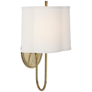 Simple Scallop One Light Wall Sconce