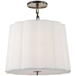 Simple Scallop Five Light Hanging Lantern