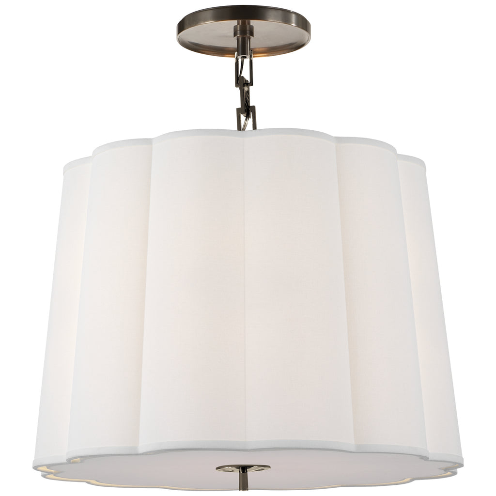 Visual Comfort Signature Canada - BBL 5015BZ-L - Five Light Hanging Lantern - Simple Scallop - Bronze
