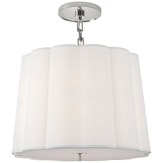 Simple Scallop Five Light Hanging Lantern