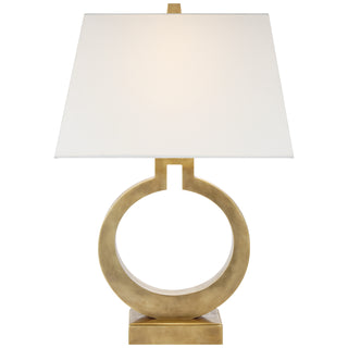 Visual Comfort Signature Canada - CHA 8970AB-L - One Light Table Lamp - Ring - Antique-Burnished Brass
