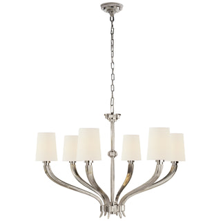 Visual Comfort Signature Canada - CHC 2462PN-L - Six Light Chandelier - Ruhlmann - Polished Nickel