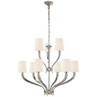 Visual Comfort Signature Canada - CHC 2465PN-L - Nine Light Chandelier - Ruhlmann - Polished Nickel