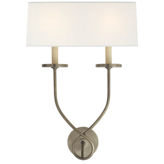 Visual Comfort Signature Canada - CHD 1612AN-L - Two Light Wall Sconce - Symmetric Twist - Antique Nickel