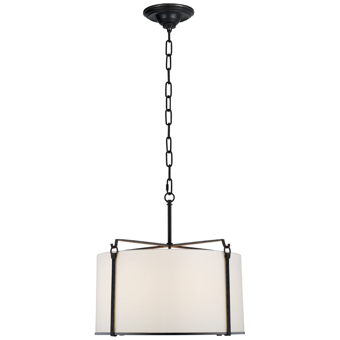Visual Comfort Signature Canada - S 5030BR-L - Four Light Hanging Lantern - Aspen - Blackened Rust