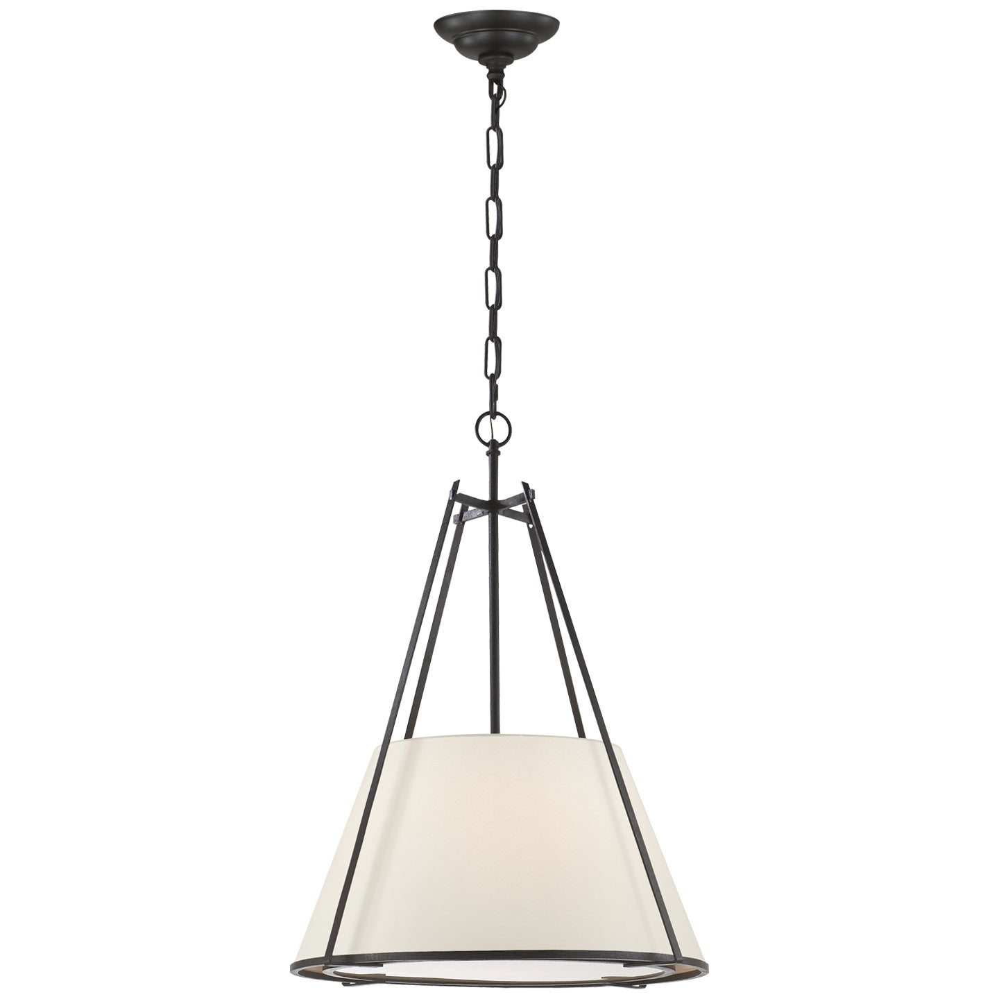 Visual Comfort Signature Canada - S 5033BR-L - One Light Hanging Lantern - Aspen - Blackened Rust
