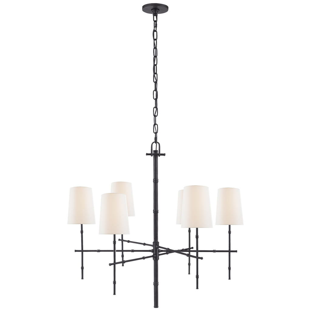 Visual Comfort Signature Canada - S 5161BZ-L - Six Light Chandelier - Grenol - Bronze