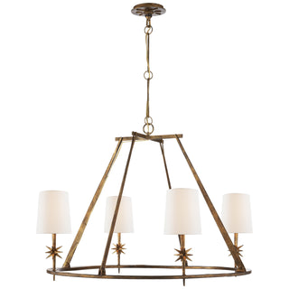Visual Comfort Signature Canada - S 5315GI-L - Four Light Chandelier - Etoile - Gilded Iron