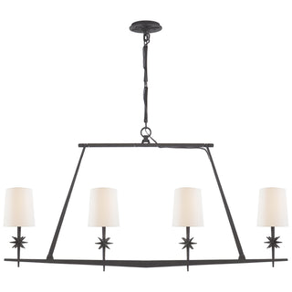 Visual Comfort Signature Canada - S 5316BR-L - Four Light Chandelier - Etoile - Blackened Rust