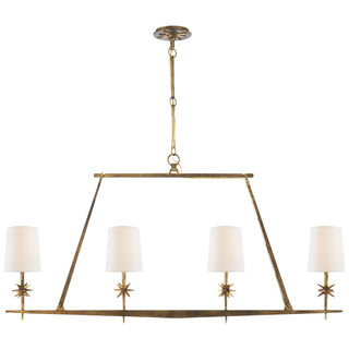 Visual Comfort Signature Canada - S 5316GI-L - Four Light Chandelier - Etoile - Gilded Iron