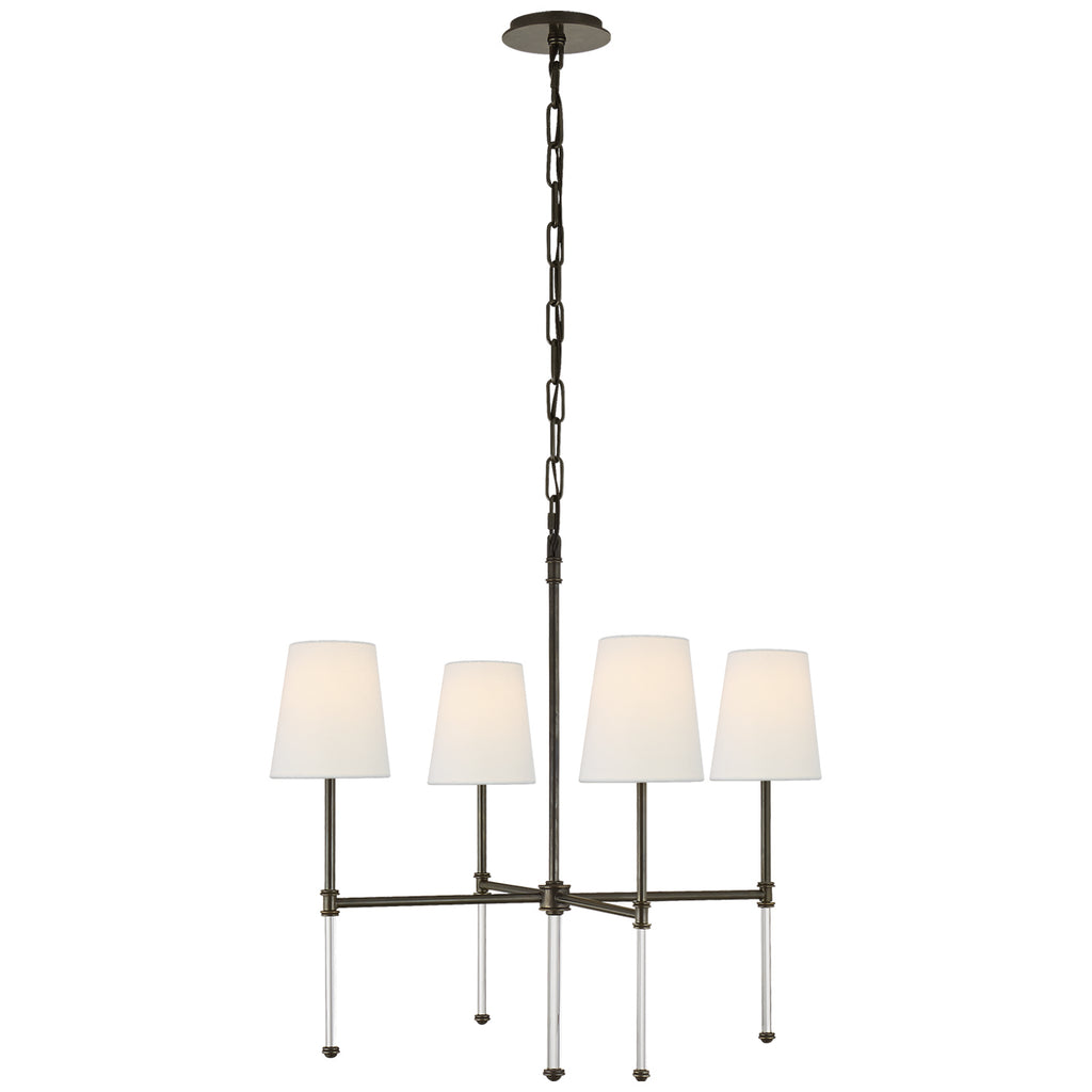 Visual Comfort Signature Canada - SK 5050BZ-L - Four Light Chandelier - Camille - Bronze