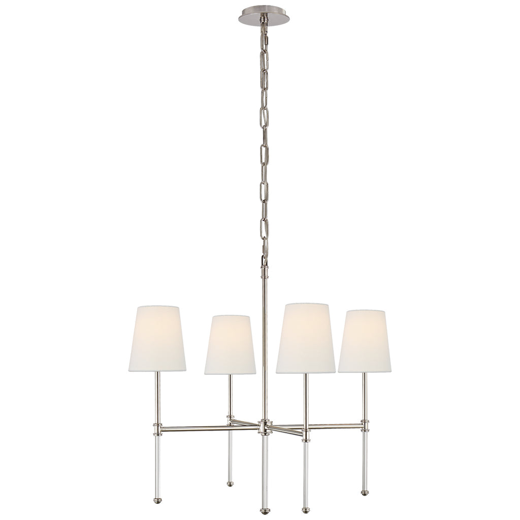 Visual Comfort Signature Canada - SK 5050PN-L - Four Light Chandelier - Camille - Polished Nickel