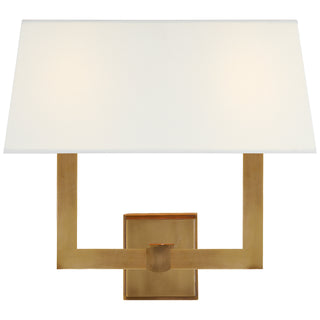Visual Comfort Signature Canada - SL 2820HAB-L2 - Two Light Wall Sconce - Square Tube - Hand-Rubbed Antique Brass