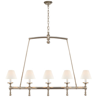 Classic Five Light Linear Chandelier