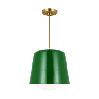 Visual Comfort Studio Canada - KSP1141GRN - One Light Pendant - Draper - Green