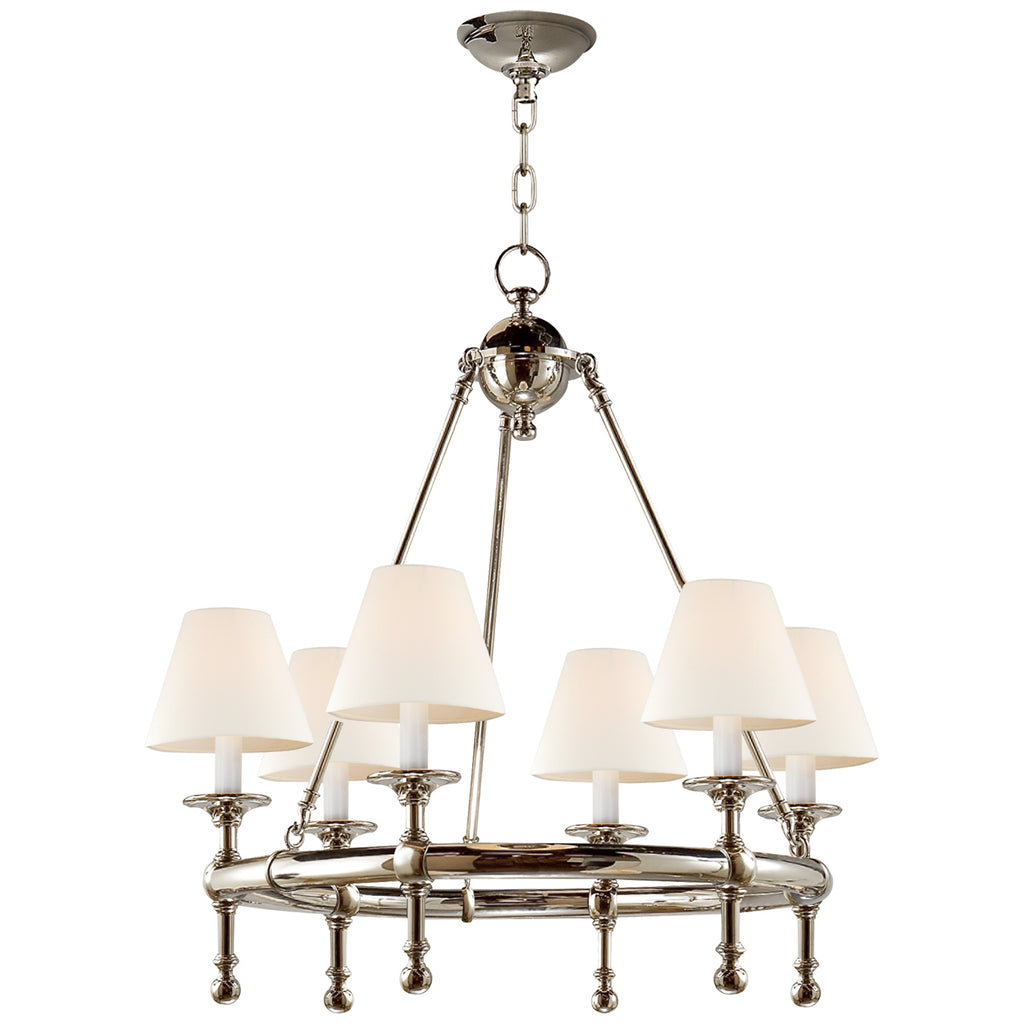 Visual Comfort Signature Canada - SL 5814PN-L - Six Light Chandelier - Classic - Polished Nickel