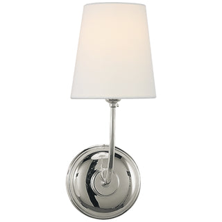 Visual Comfort Signature Canada - TOB 2007PN-L - One Light Wall Sconce - Vendome - Polished Nickel