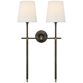 Visual Comfort Signature Canada - TOB 2025BZ/HAB-L - Two Light Wall Sconce - Bryant - Bronze and Hand-Rubbed Antique Brass