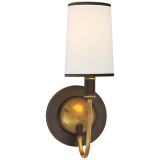 Visual Comfort Signature Canada - TOB 2067BZ/HAB-L/BT - One Light Wall Sconce - Elkins - Bronze with Antique Brass