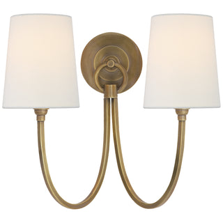 Visual Comfort Signature Canada - TOB 2126HAB-L - Two Light Wall Sconce - Reed - Hand-Rubbed Antique Brass