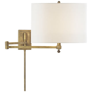 Visual Comfort Signature Canada - TOB 2204HAB-L - One Light Wall Sconce - Hudson - Hand-Rubbed Antique Brass