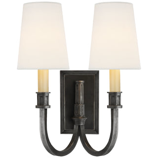 Visual Comfort Signature Canada - TOB 2328BZ-L - Two Light Wall Sconce - Modern Library - Bronze