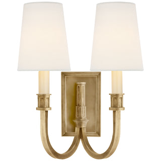 Visual Comfort Signature Canada - TOB 2328HAB-L - Two Light Wall Sconce - Modern Library - Hand-Rubbed Antique Brass