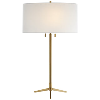 Visual Comfort Signature Canada - TOB 3194HAB-L - Two Light Table Lamp - Caron - Hand-Rubbed Antique Brass