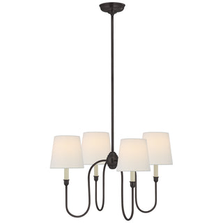 Visual Comfort Signature Canada - TOB 5007BZ-L - Four Light Chandelier - Vendome - Bronze