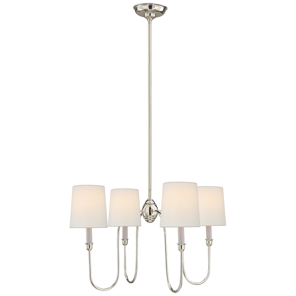 Visual Comfort Signature Canada - TOB 5007PN-L - Four Light Chandelier - Vendome - Polished Nickel