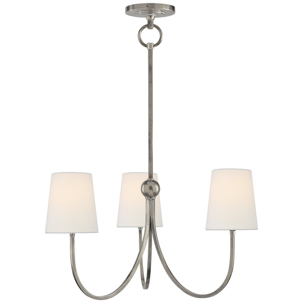 Visual Comfort Signature Canada - TOB 5009AN-L - Three Light Chandelier - Reed - Antique Nickel