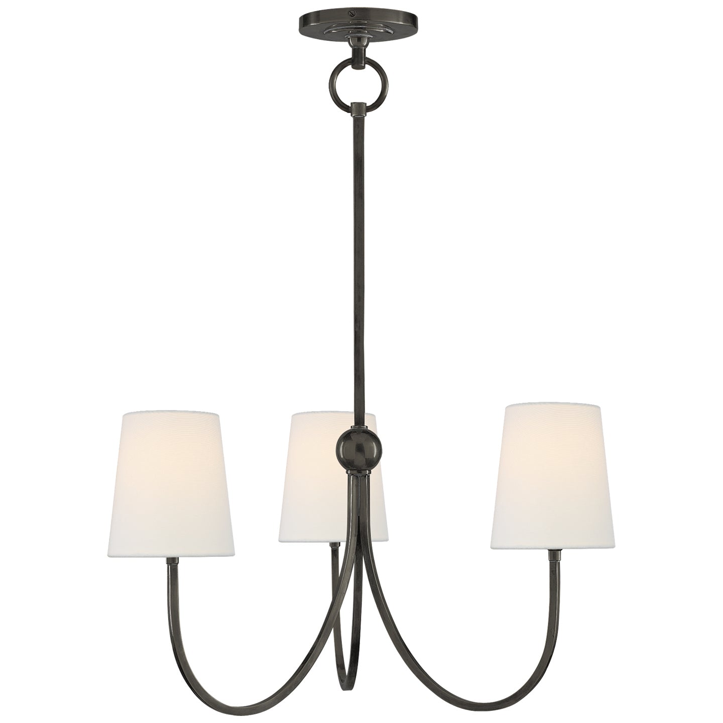 Visual Comfort Signature Canada - TOB 5009BZ-L - Three Light Chandelier - Reed - Bronze