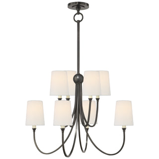 Visual Comfort Signature Canada - TOB 5010BZ-L - Eight Light Chandelier - Reed - Bronze