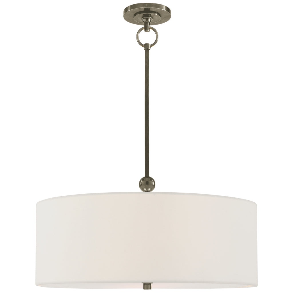 Visual Comfort Signature Canada - TOB 5011AN-L - Two Light Hanging Lantern - Reed - Antique Nickel