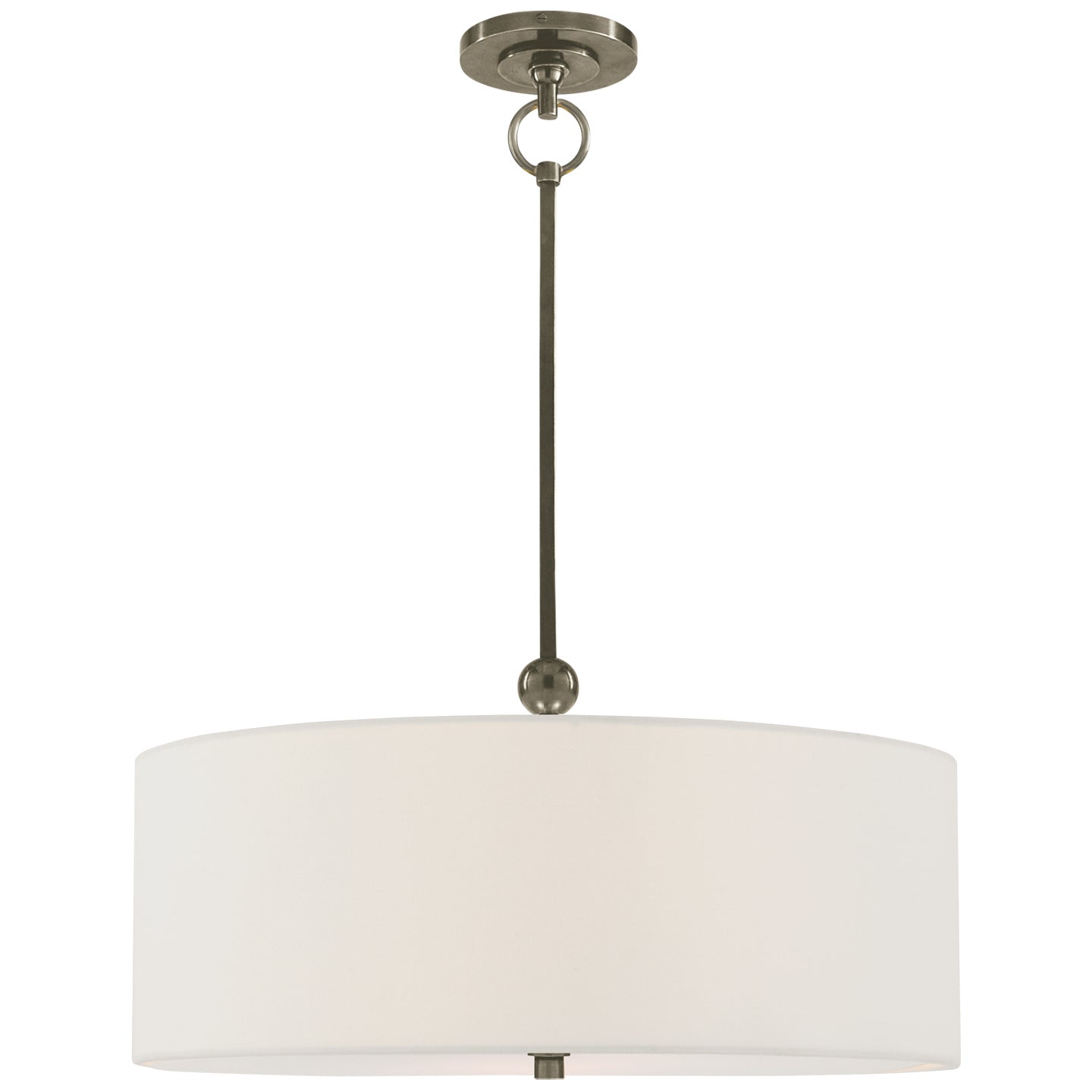 Visual Comfort Signature Canada - TOB 5011AN-L - Two Light Hanging Lantern - Reed - Antique Nickel