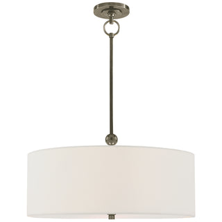 Visual Comfort Signature Canada - TOB 5011AN-L - Two Light Hanging Lantern - Reed - Antique Nickel