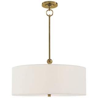 Visual Comfort Signature Canada - TOB 5011HAB-L - Two Light Hanging Lantern - Reed - Hand-Rubbed Antique Brass