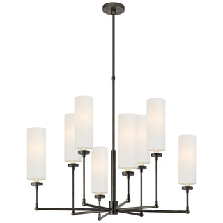 Visual Comfort Signature Canada - TOB 5016BZ-L - Eight Light Chandelier - Ziyi - Bronze