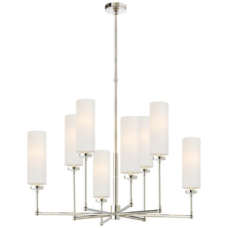 Visual Comfort Signature Canada - TOB 5016PN-L - Eight Light Chandelier - Ziyi - Polished Nickel