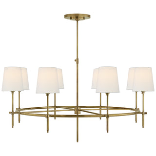 Visual Comfort Signature Canada - TOB 5024HAB-L - Eight Light Chandelier - Bryant - Hand-Rubbed Antique Brass