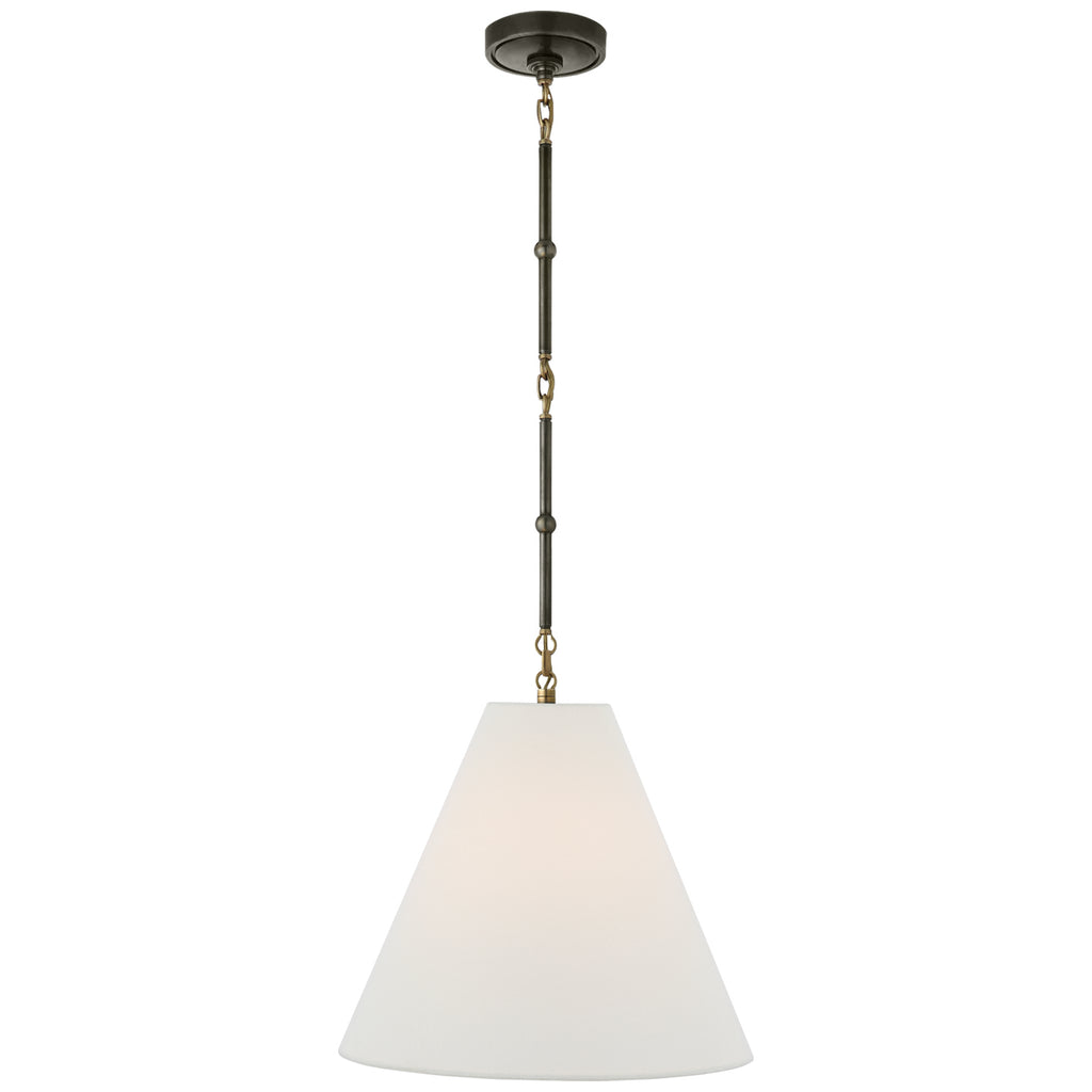 Visual Comfort Signature Canada - TOB 5090BZ/HAB-L - One Light Hanging Lantern - Goodman - Bronze with Antique Brass