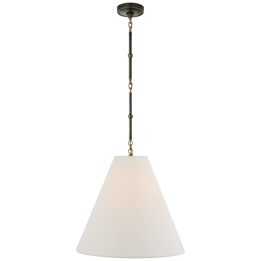 Visual Comfort Signature Canada - TOB 5091BZ/HAB-L - One Light Hanging Lantern - Goodman - Bronze with Antique Brass