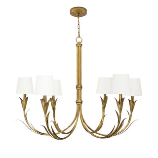 River Reed Six Light Chandelier
