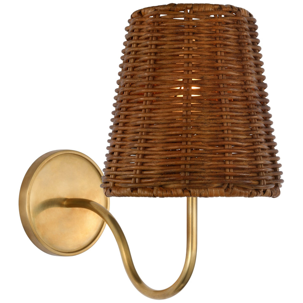Visual Comfort Signature Canada - AL 2000HAB-DRW - LED Wall Sconce - Lyndsie - Hand-Rubbed Antique Brass
