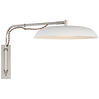 Visual Comfort Signature Canada - AL 2040PN/WHT-WG - LED Wall Sconce - Cyrus - Polished Nickel and White