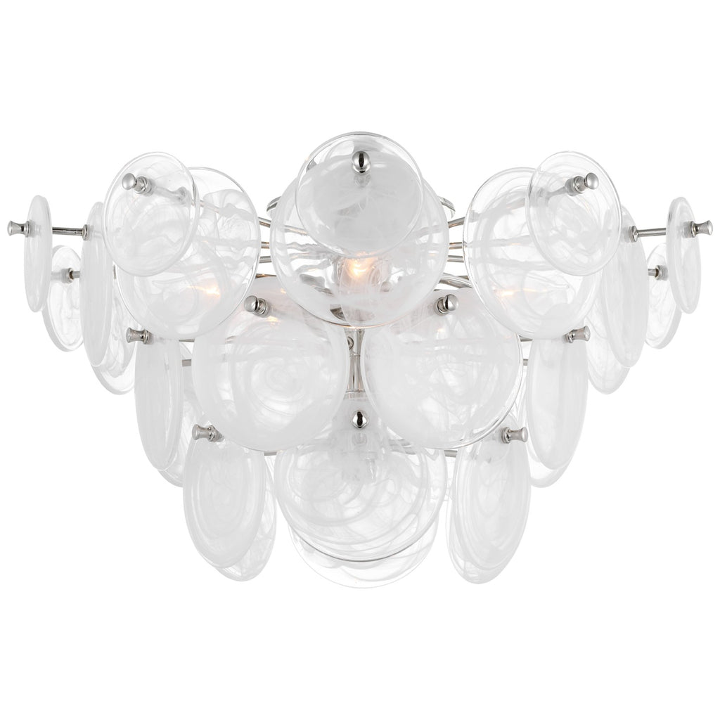 Visual Comfort Signature Canada - ARN 4451PN-WSG - LED Flush Mount - Loire - Polished Nickel