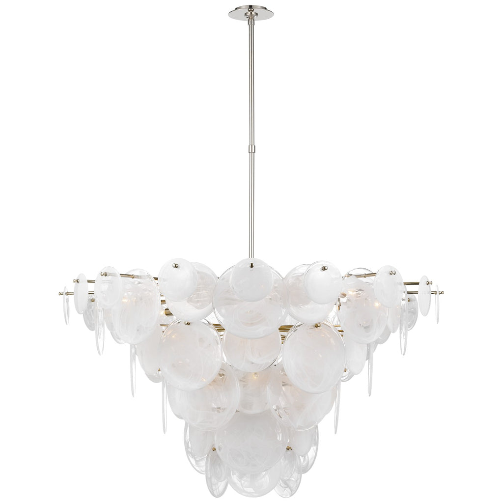 Visual Comfort Signature Canada - ARN 5454PN-WSG - LED Chandelier - Loire - Polished Nickel