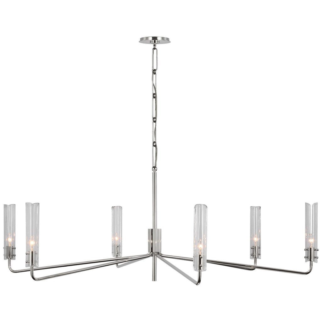 Visual Comfort Signature Canada - ARN 5485PN-CG - LED Chandelier - Casoria - Polished Nickel