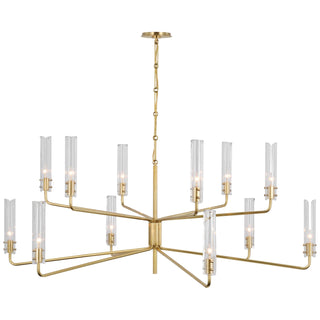 Visual Comfort Signature Canada - ARN 5486HAB-CG - LED Chandelier - Casoria - Hand-Rubbed Antique Brass